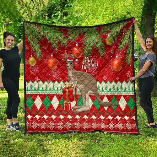 australia-christmas-quilt-aussie-kangaroo-santa-merry-xmas