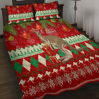 australia-christmas-quilt-bed-set-aussie-kangaroo-santa-merry-xmas