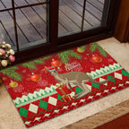 australia-christmas-rubber-doormat-aussie-kangaroo-santa-merry-xmas