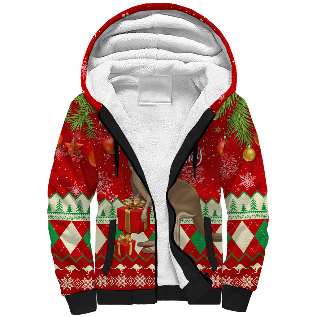 australia-christmas-sherpa-hoodie-aussie-kangaroo-santa-merry-xmas