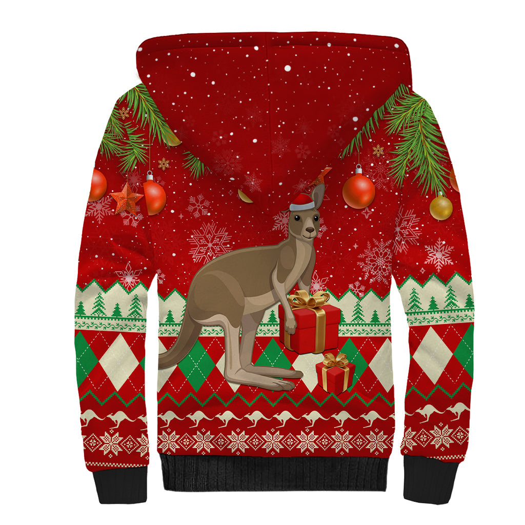 australia-christmas-sherpa-hoodie-aussie-kangaroo-santa-merry-xmas