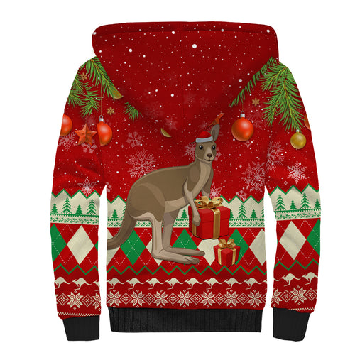 australia-christmas-sherpa-hoodie-aussie-kangaroo-santa-merry-xmas