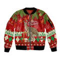 australia-christmas-sleeve-zip-bomber-jacket-aussie-kangaroo-santa-merry-xmas