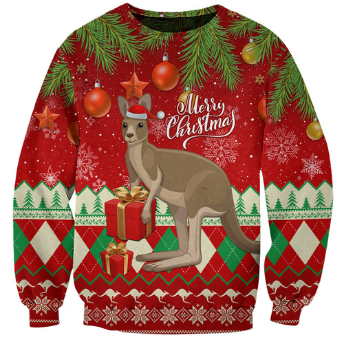 australia-christmas-sweatshirt-aussie-kangaroo-santa-merry-xmas