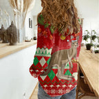 australia-christmas-women-casual-shirt-aussie-kangaroo-santa-merry-xmas