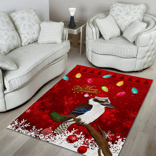 australia-christmas-area-rug-aussie-kookaburra-santa-merry-xmas