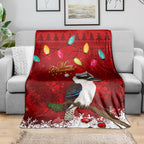 australia-christmas-blanket-aussie-kookaburra-santa-merry-xmas