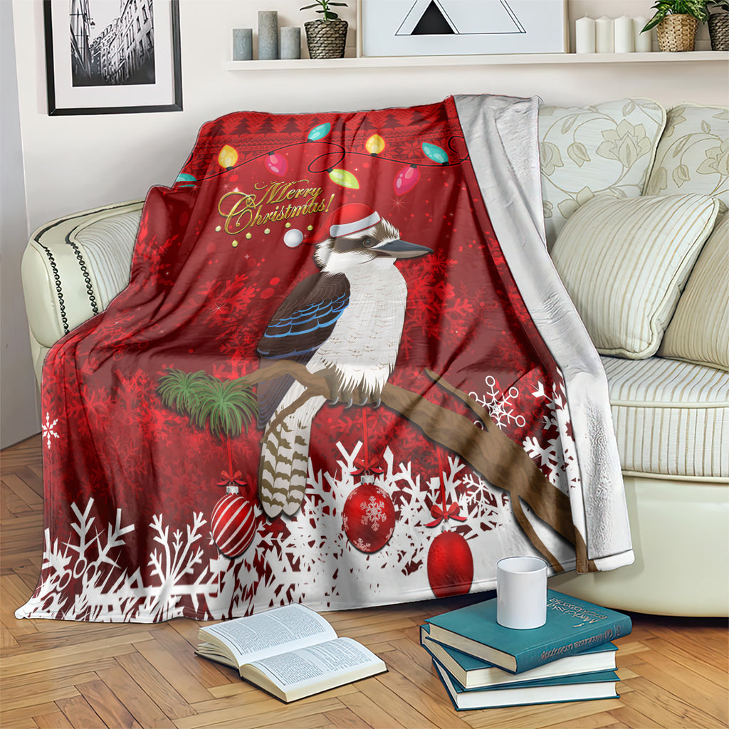 australia-christmas-blanket-aussie-kookaburra-santa-merry-xmas