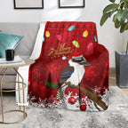 australia-christmas-blanket-aussie-kookaburra-santa-merry-xmas