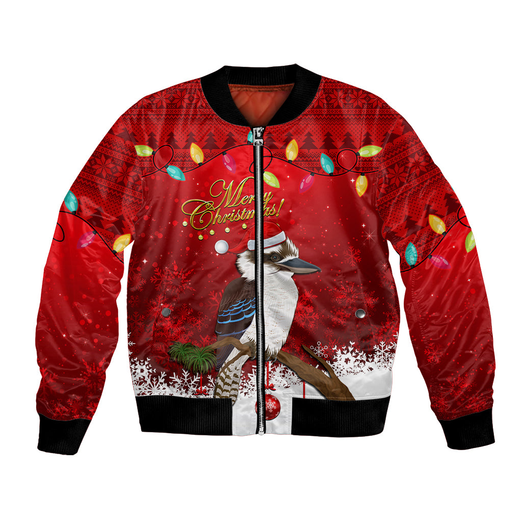 australia-christmas-bomber-jacket-aussie-kookaburra-santa-merry-xmas