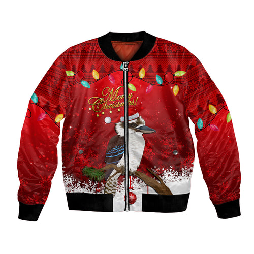 australia-christmas-bomber-jacket-aussie-kookaburra-santa-merry-xmas