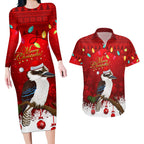 australia-christmas-couples-matching-long-sleeve-bodycon-dress-and-hawaiian-shirt-aussie-kookaburra-santa-merry-xmas