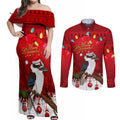 australia-christmas-couples-matching-off-shoulder-maxi-dress-and-long-sleeve-button-shirt-aussie-kookaburra-santa-merry-xmas