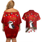 australia-christmas-couples-matching-off-shoulder-short-dress-and-hawaiian-shirt-aussie-kookaburra-santa-merry-xmas