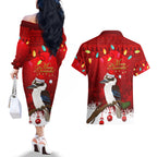 australia-christmas-couples-matching-off-the-shoulder-long-sleeve-dress-and-hawaiian-shirt-aussie-kookaburra-santa-merry-xmas