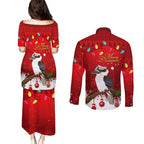 australia-christmas-couples-matching-puletasi-dress-and-long-sleeve-button-shirt-aussie-kookaburra-santa-merry-xmas