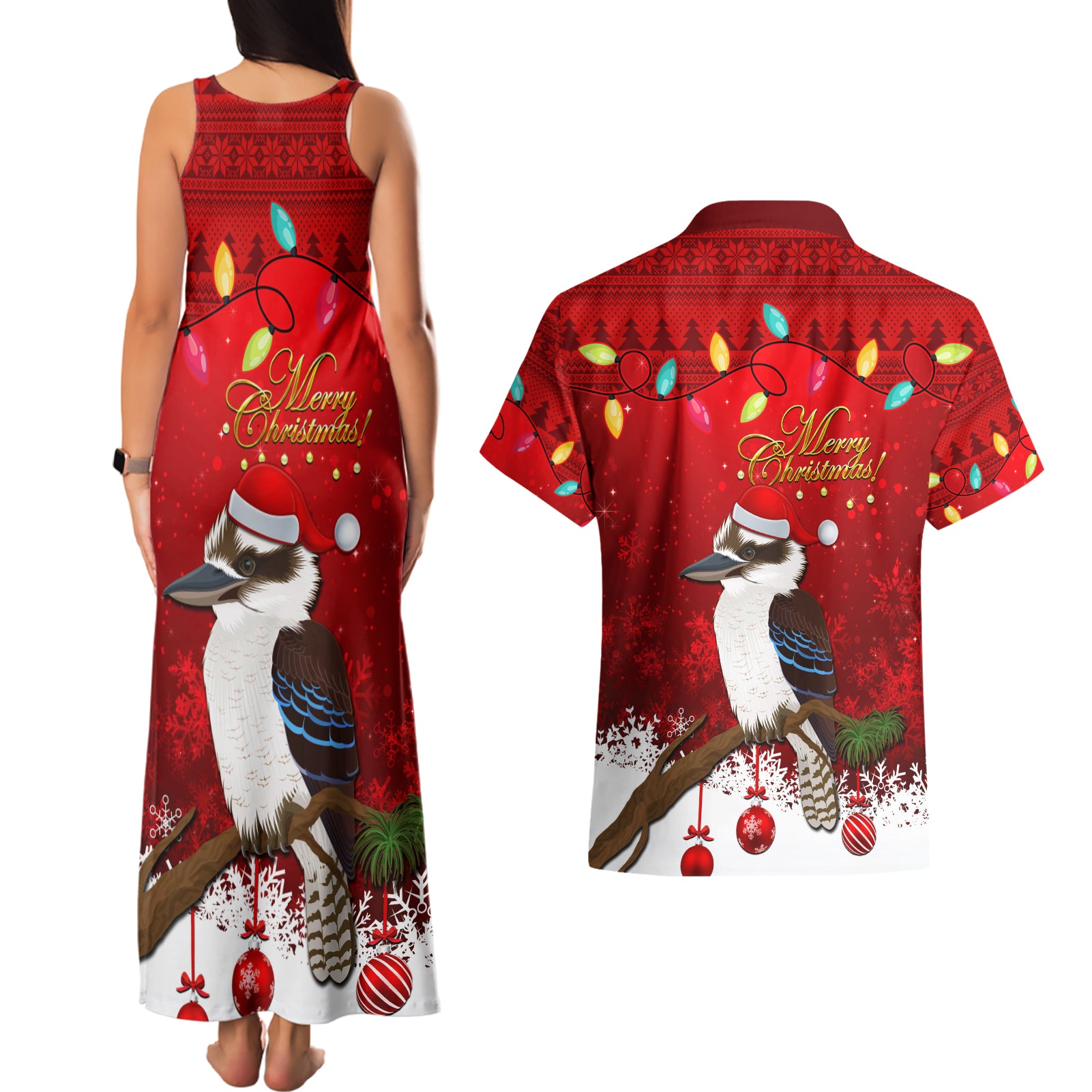 australia-christmas-couples-matching-tank-maxi-dress-and-hawaiian-shirt-aussie-kookaburra-santa-merry-xmas