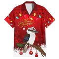 australia-christmas-family-matching-short-sleeve-bodycon-dress-and-hawaiian-shirt-aussie-kookaburra-santa-merry-xmas