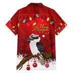 australia-christmas-family-matching-short-sleeve-bodycon-dress-and-hawaiian-shirt-aussie-kookaburra-santa-merry-xmas