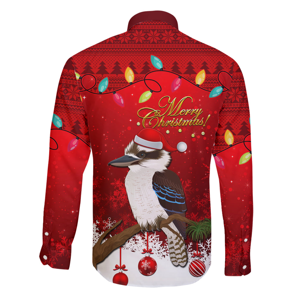 australia-christmas-family-matching-short-sleeve-bodycon-dress-and-hawaiian-shirt-aussie-kookaburra-santa-merry-xmas