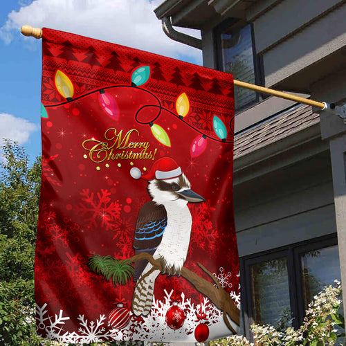 australia-christmas-garden-flag-aussie-kookaburra-santa-merry-xmas
