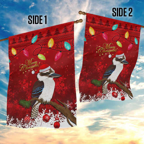 australia-christmas-garden-flag-aussie-kookaburra-santa-merry-xmas