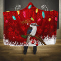 australia-christmas-hooded-blanket-aussie-kookaburra-santa-merry-xmas