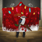 australia-christmas-hooded-blanket-aussie-kookaburra-santa-merry-xmas