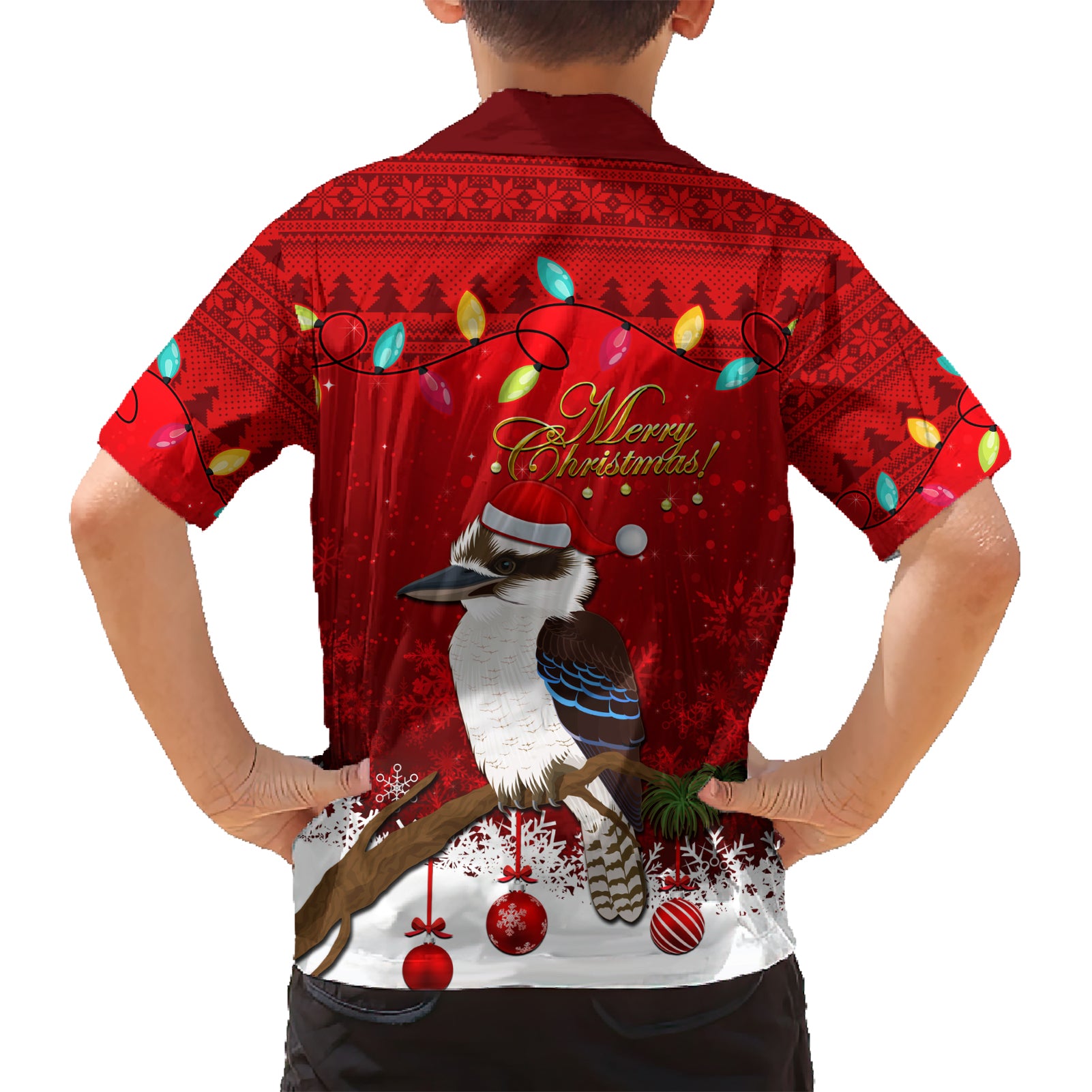 australia-christmas-kid-hawaiian-shirt-aussie-kookaburra-santa-merry-xmas