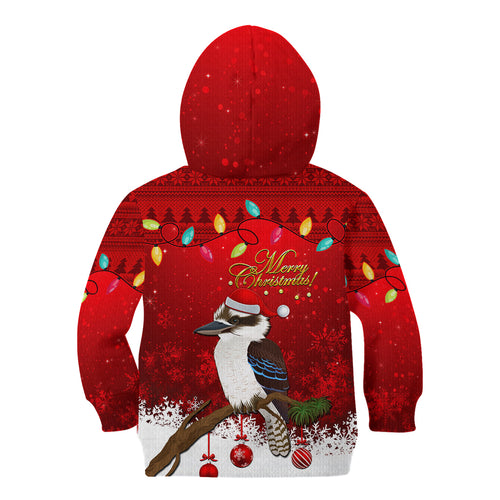 australia-christmas-kid-hoodie-aussie-kookaburra-santa-merry-xmas