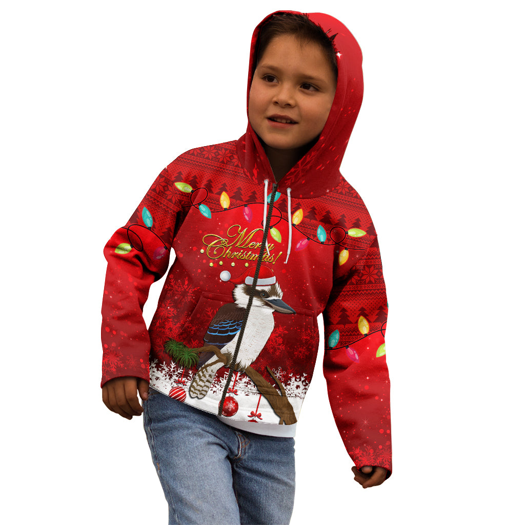 australia-christmas-kid-hoodie-aussie-kookaburra-santa-merry-xmas