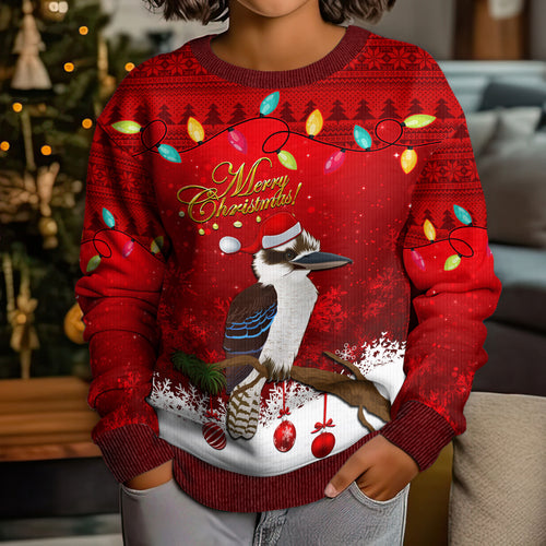 australia-christmas-kid-ugly-christmas-sweater-aussie-kookaburra-santa-merry-xmas