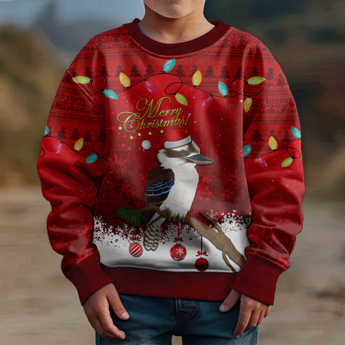 australia-christmas-kid-ugly-christmas-sweater-aussie-kookaburra-santa-merry-xmas