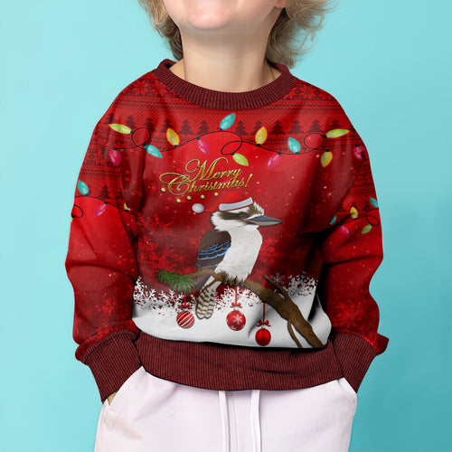 australia-christmas-kid-ugly-christmas-sweater-aussie-kookaburra-santa-merry-xmas