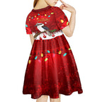 australia-christmas-kid-short-sleeve-dress-aussie-kookaburra-santa-merry-xmas