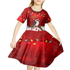australia-christmas-kid-short-sleeve-dress-aussie-kookaburra-santa-merry-xmas