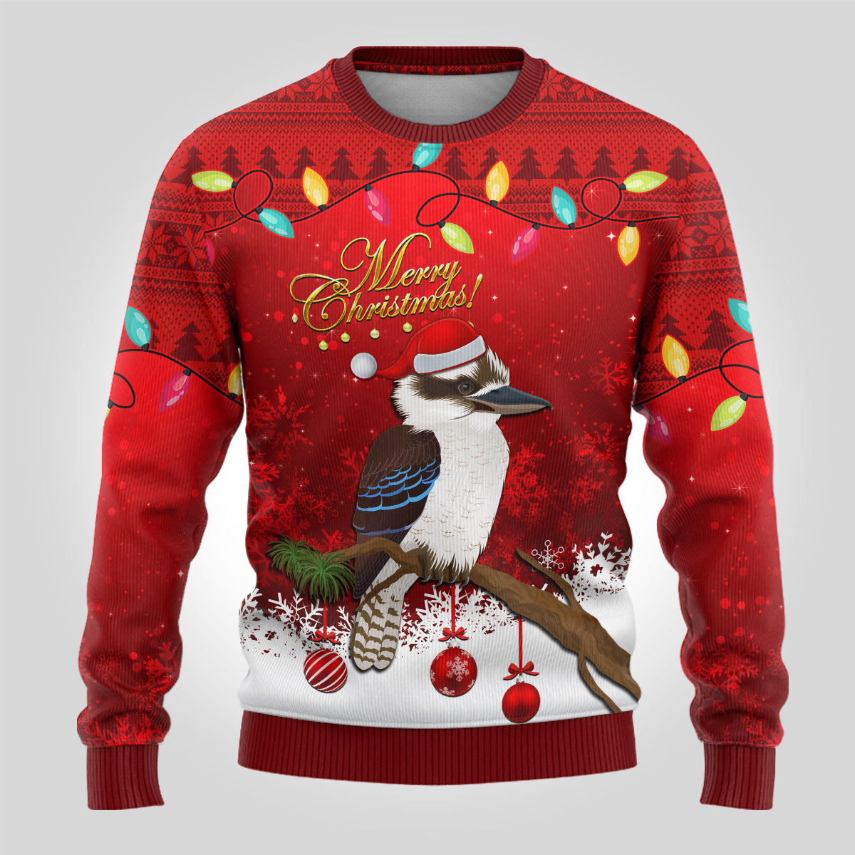 australia-christmas-ugly-christmas-sweater-aussie-kookaburra-santa-merry-xmas