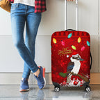 australia-christmas-luggage-cover-aussie-kookaburra-santa-merry-xmas