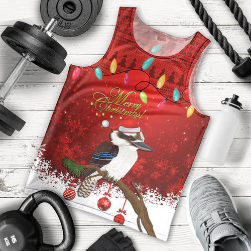 australia-christmas-men-tank-top-aussie-kookaburra-santa-merry-xmas