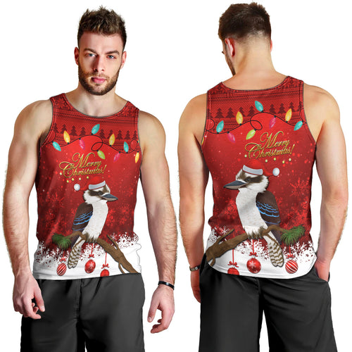 australia-christmas-men-tank-top-aussie-kookaburra-santa-merry-xmas