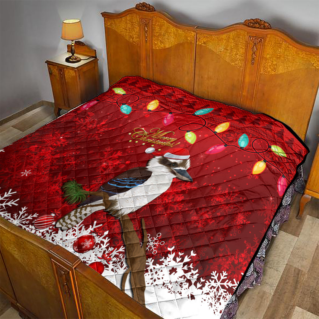 australia-christmas-quilt-aussie-kookaburra-santa-merry-xmas