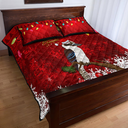 australia-christmas-quilt-bed-set-aussie-kookaburra-santa-merry-xmas
