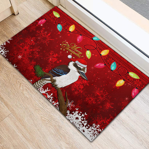 australia-christmas-rubber-doormat-aussie-kookaburra-santa-merry-xmas