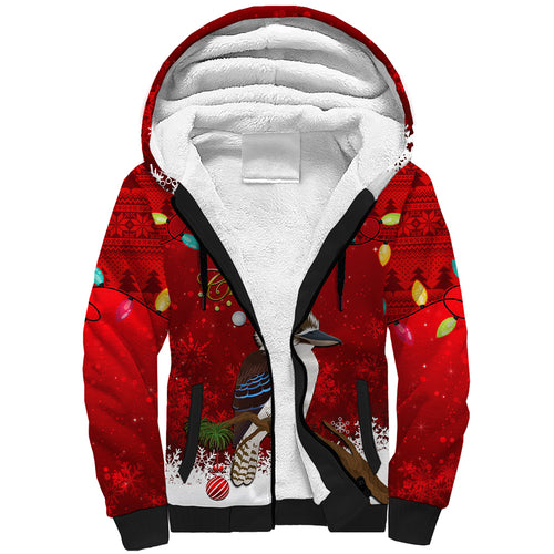 australia-christmas-sherpa-hoodie-aussie-kookaburra-santa-merry-xmas