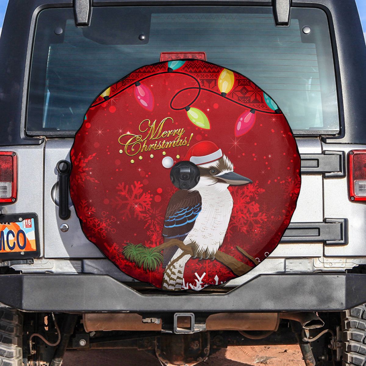australia-christmas-spare-tire-cover-aussie-kookaburra-santa-merry-xmas