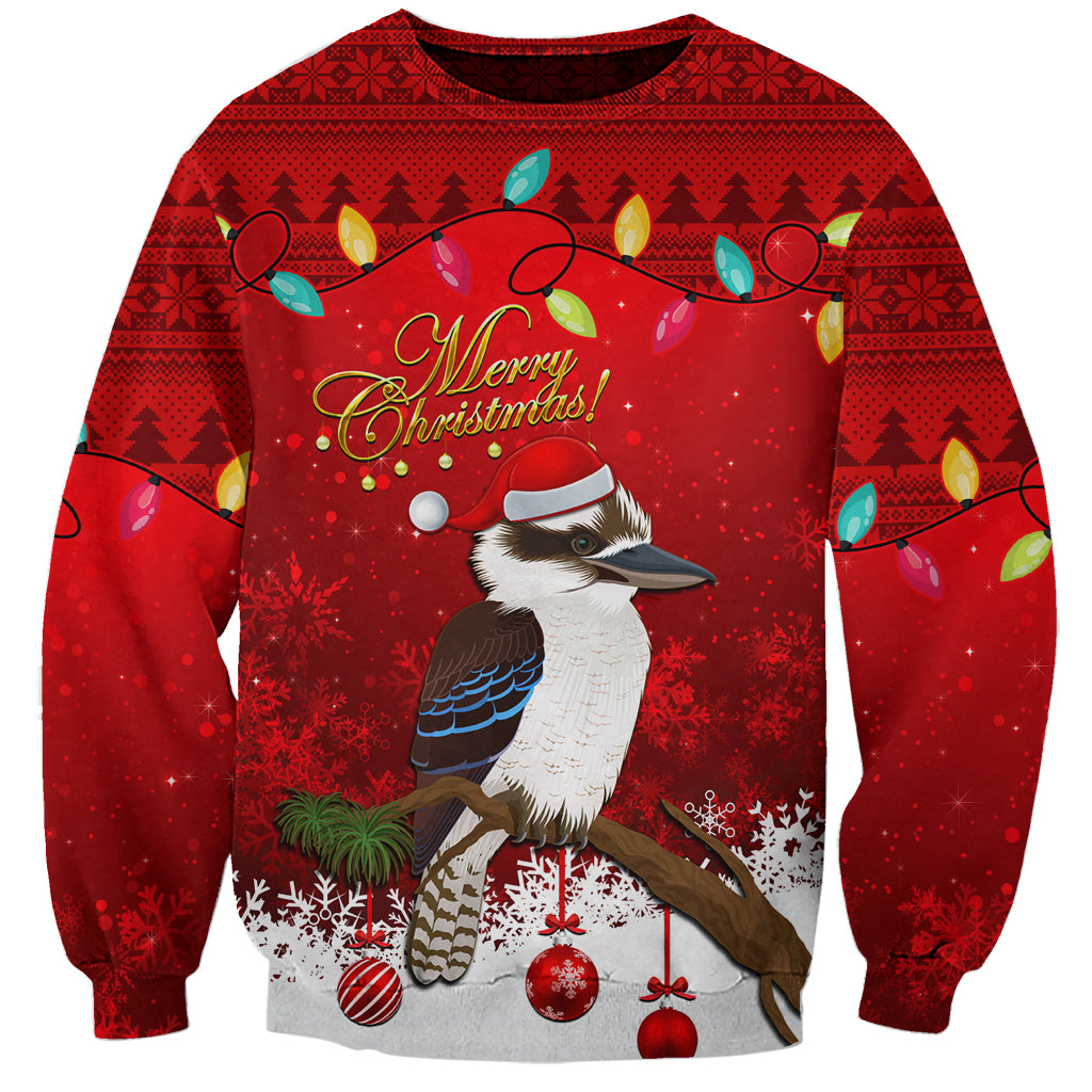 australia-christmas-sweatshirt-aussie-kookaburra-santa-merry-xmas