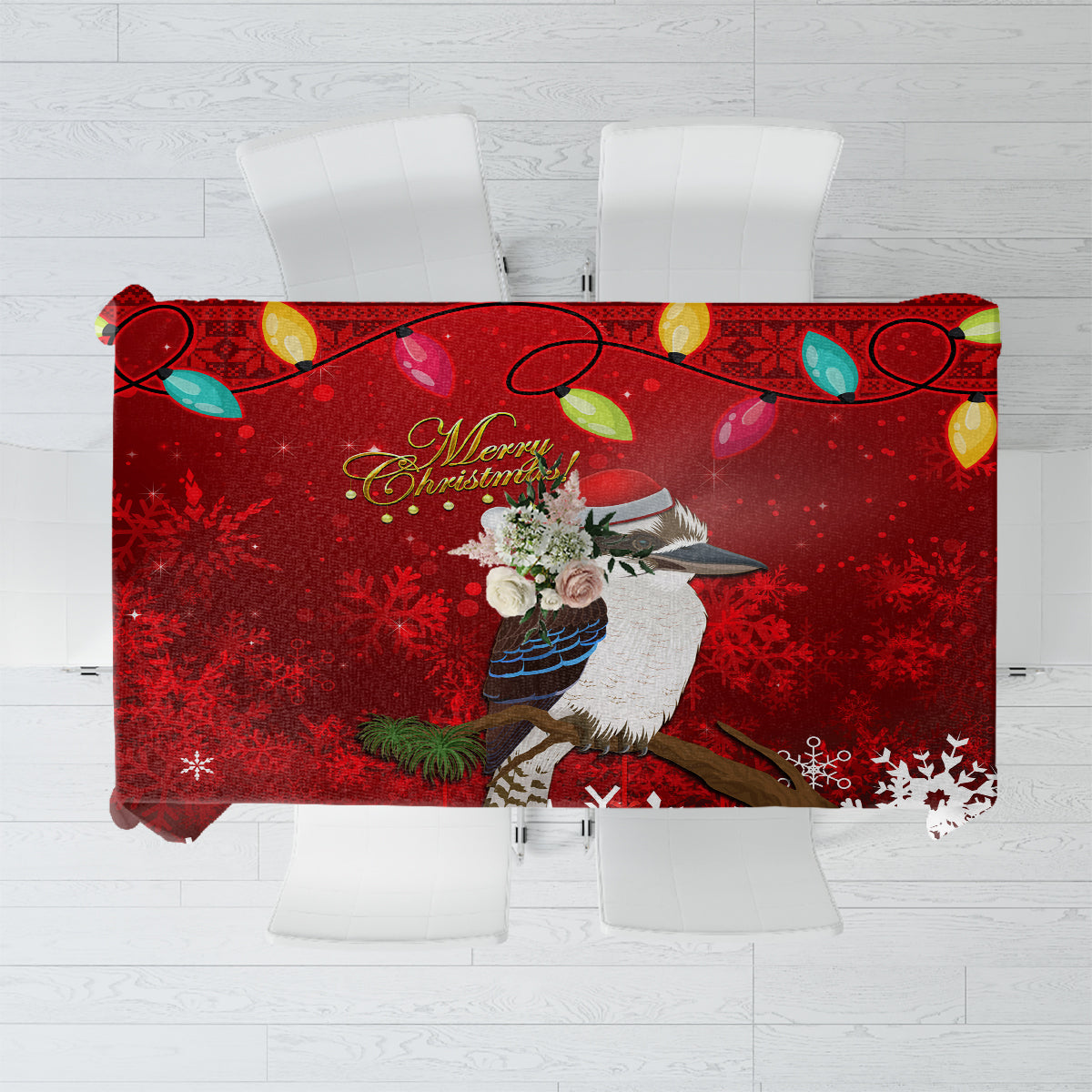 australia-christmas-tablecloth-aussie-kookaburra-santa-merry-xmas