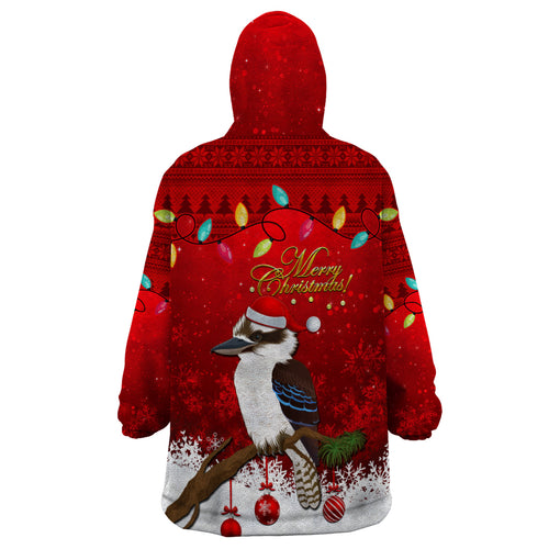 australia-christmas-wearable-blanket-hoodie-aussie-kookaburra-santa-merry-xmas