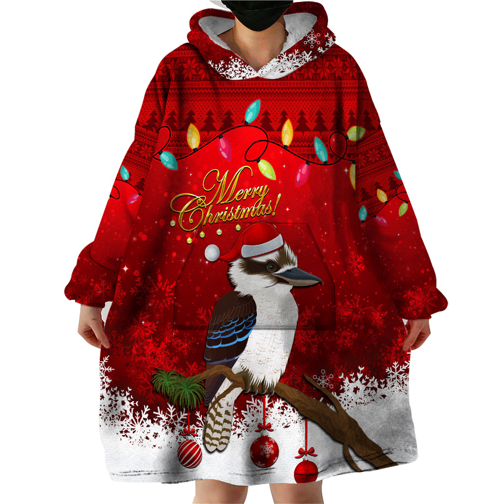 australia-christmas-wearable-blanket-hoodie-aussie-kookaburra-santa-merry-xmas
