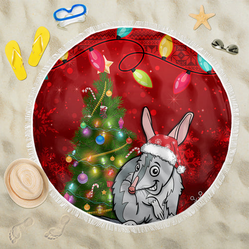 australia-christmas-beach-blanket-aussie-bilby-santa-merry-xmas